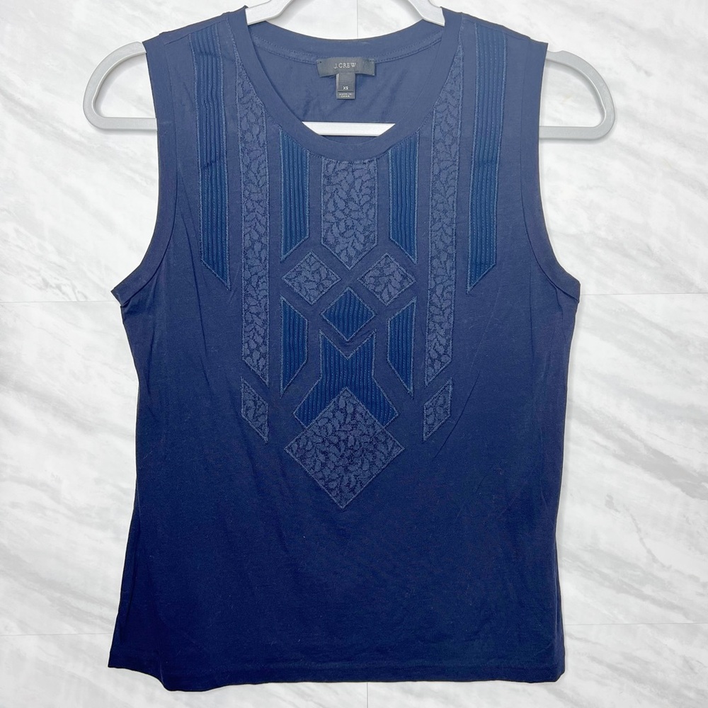 J.crew Blue Tank XS